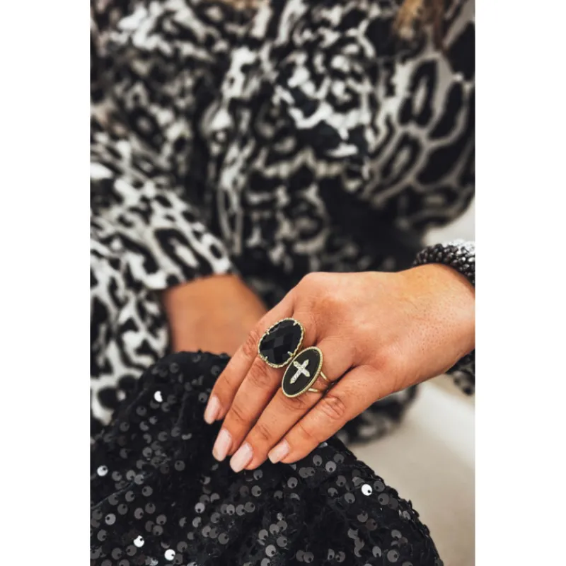 Selection Keva Bagues<Bague SILKY noire