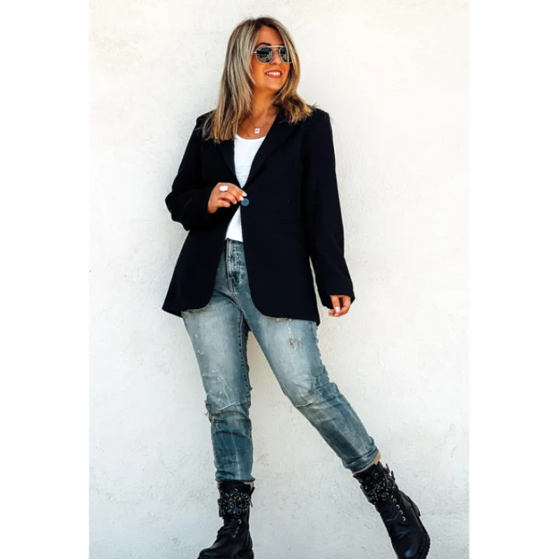 La Petite Boho Vestes<Blazer JANET noir