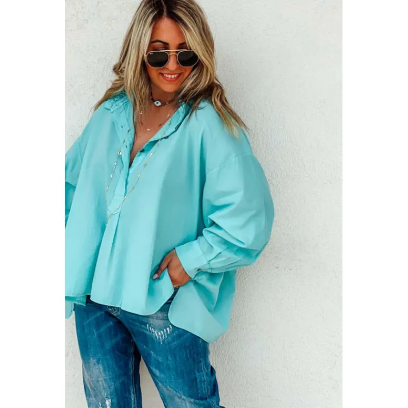 Banditas Blouses<Blouse CAMERON vert d'eau