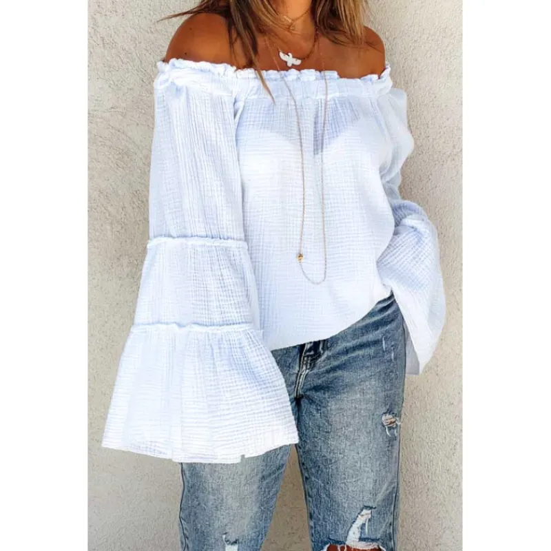 La Petite Boho Blouses<Blouse GALA blanche