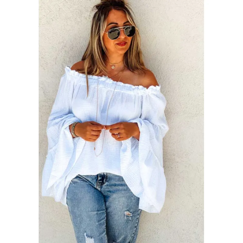 La Petite Boho Blouses<Blouse GALA blanche