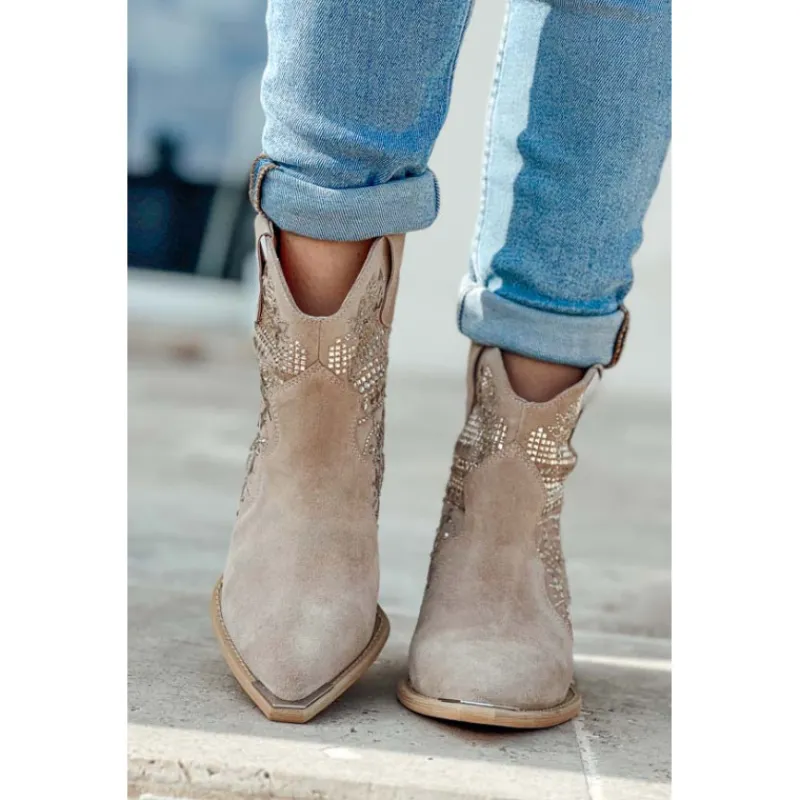 Alma en Pena shoes Bottines<Bottines CHEYENNE beige