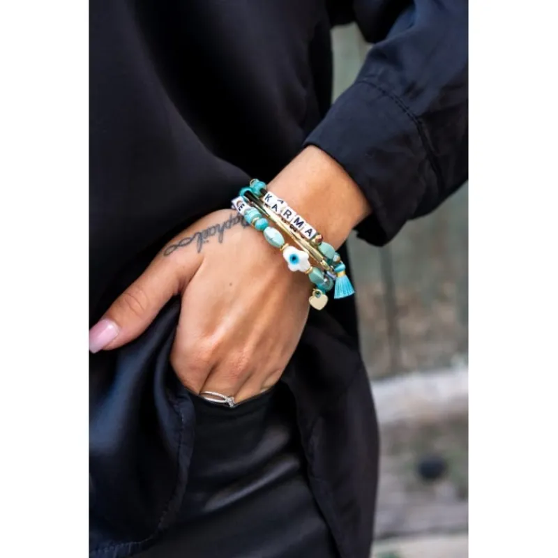 Madamirma Bracelets<Bracelet CHAKRA turquoise