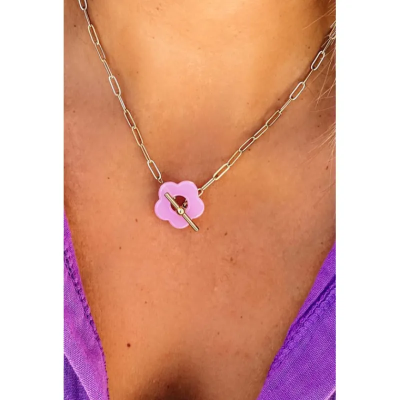 Selection Keva Colliers<Collier FLOWER lilas