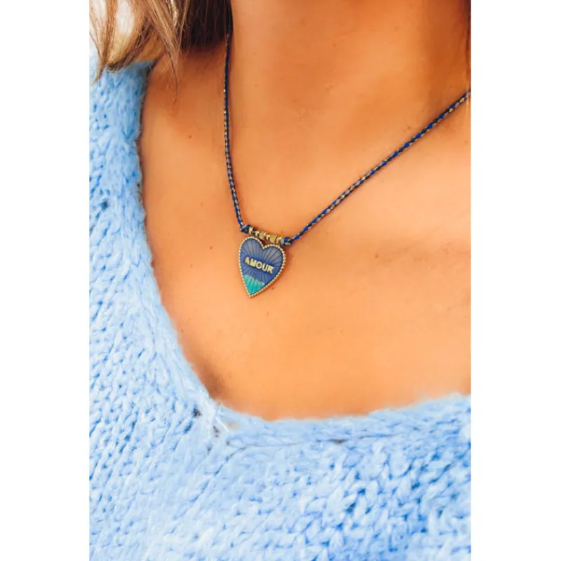 Selection Keva Colliers<Collier VENICE bleu