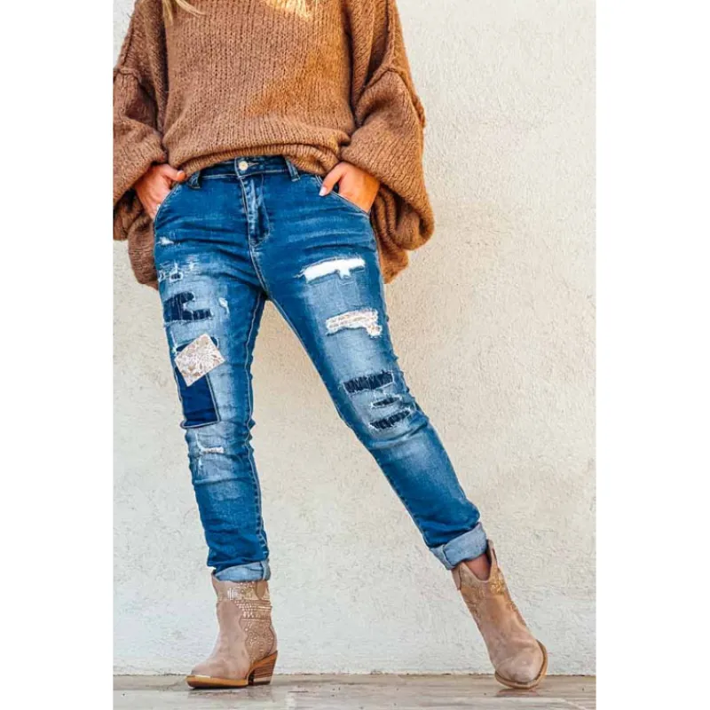 Melly & Co Jeans<Jean JOHNSON bleu fonce