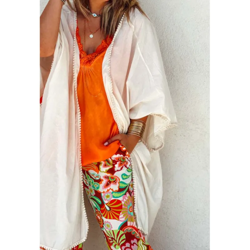 Banditas Kimonos | Vestes<Kimono MARCEAU ecru