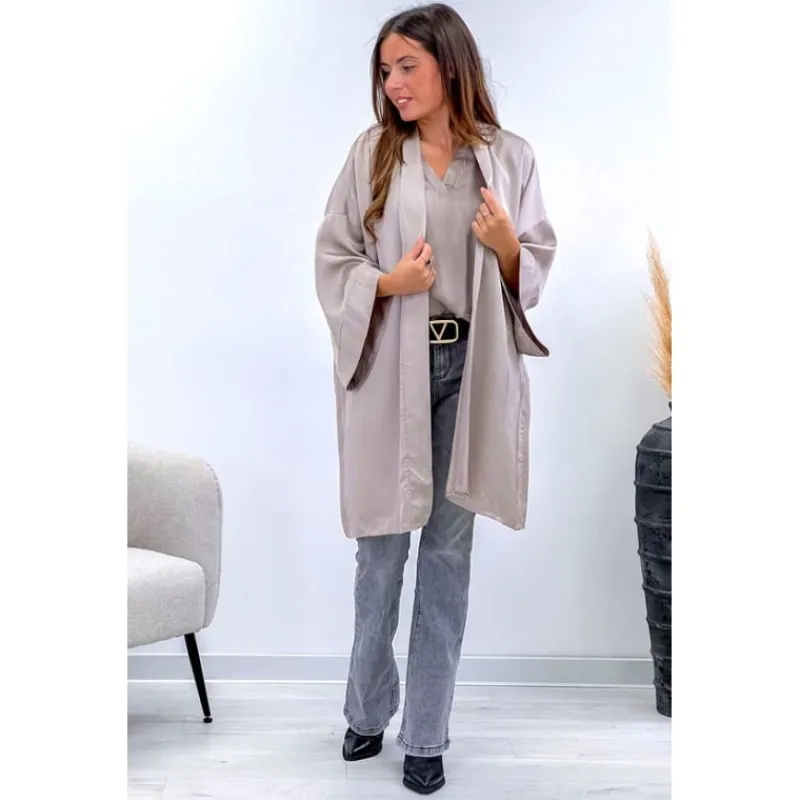 Selection Keva Kimonos | Gilets<Kimono MARTIAL taupe