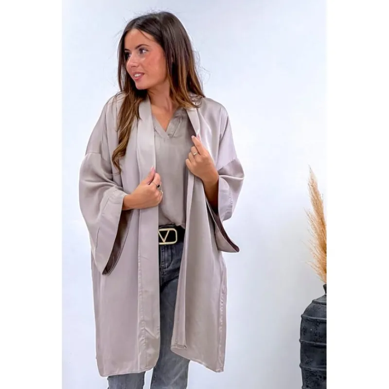 Selection Keva Kimonos | Gilets<Kimono MARTIAL taupe