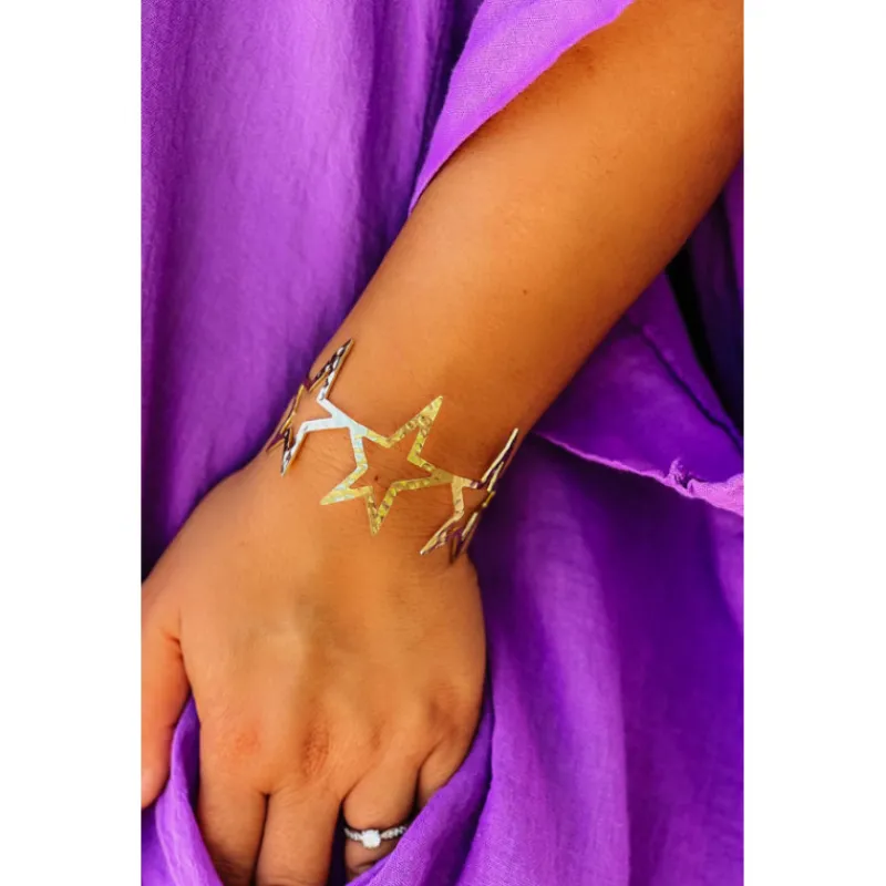 Selection Keva Bracelets<Manchette STAR doree