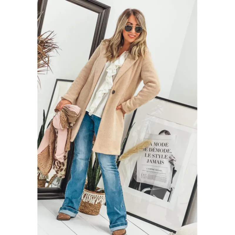 Selection Keva Manteaux<Manteau GAETAN beige