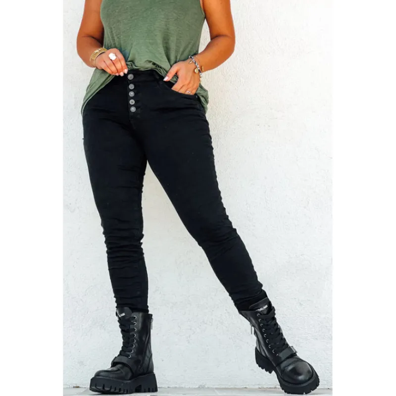 Selection Keva Pantalons<Pantalon ANDREA noir