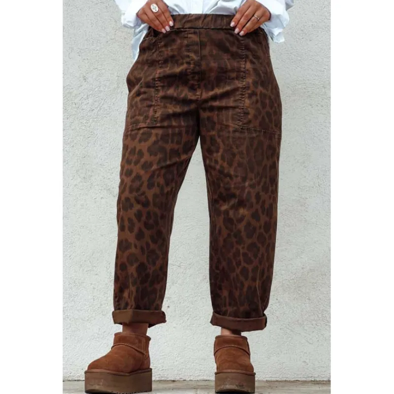 Banditas Pantalons<Pantalon ELTON Leo/marron