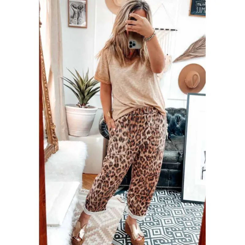 Banditas Pantalons<Pantalon ELTON Leopard