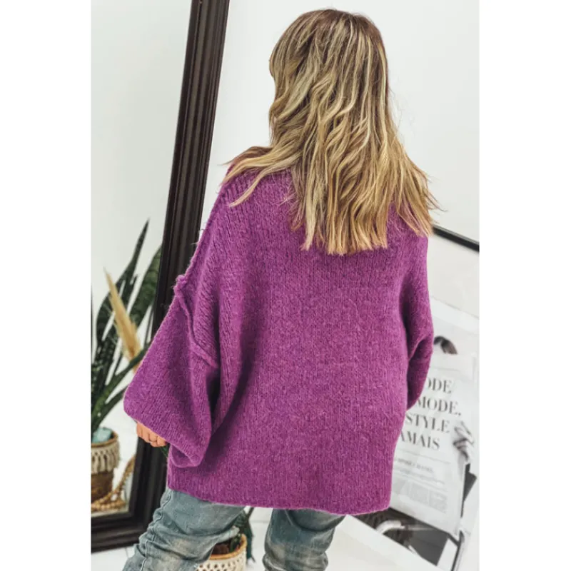 La Petite Boho Mailles | Pulls<Pull AMARO aubergine