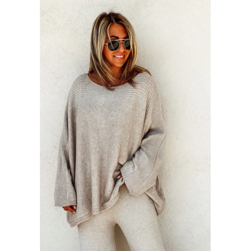 La Petite Boho Pulls<Pull CLYDE beige