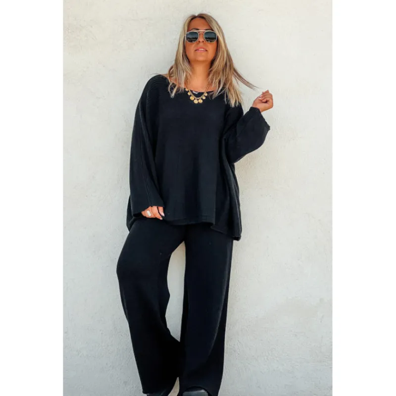 La Petite Boho Pulls<Pull CLYDE noir