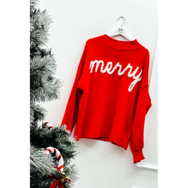 Selection Keva Mailles | Pulls<Pull MERRY rouge