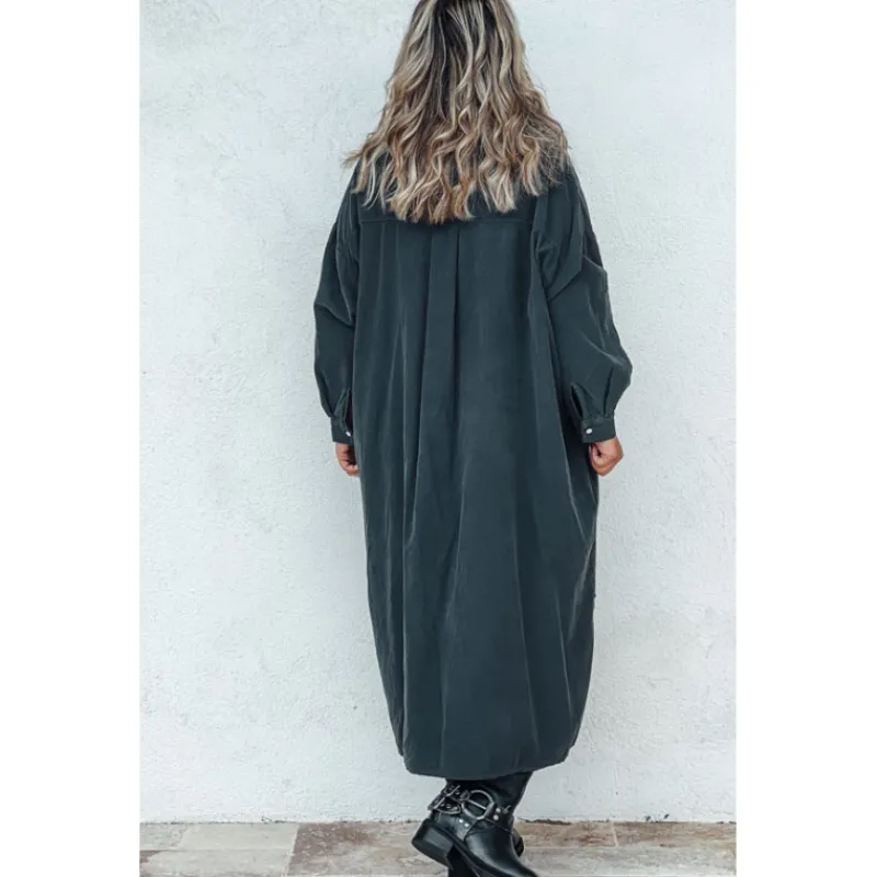 Selection Keva Robes Longues | Robes Longues<Robe JESSICA longue gris fonce