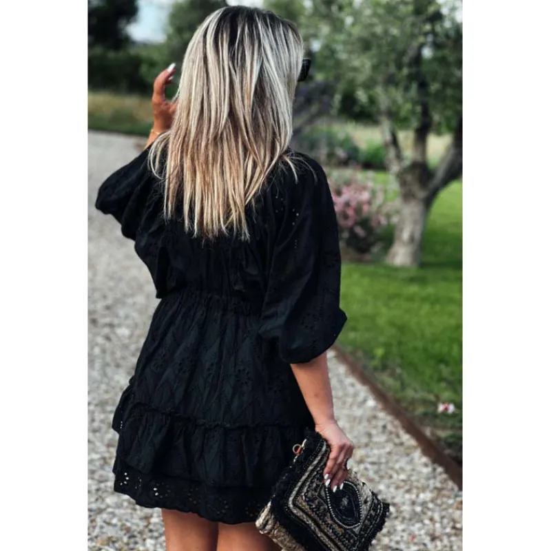 Selection Keva Robes Noires | Robes Noires<Robe MIA courte noire