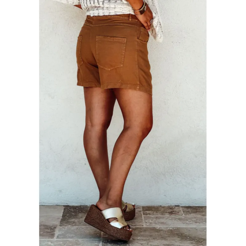 Banditas Shorts<Short LEWIS camel