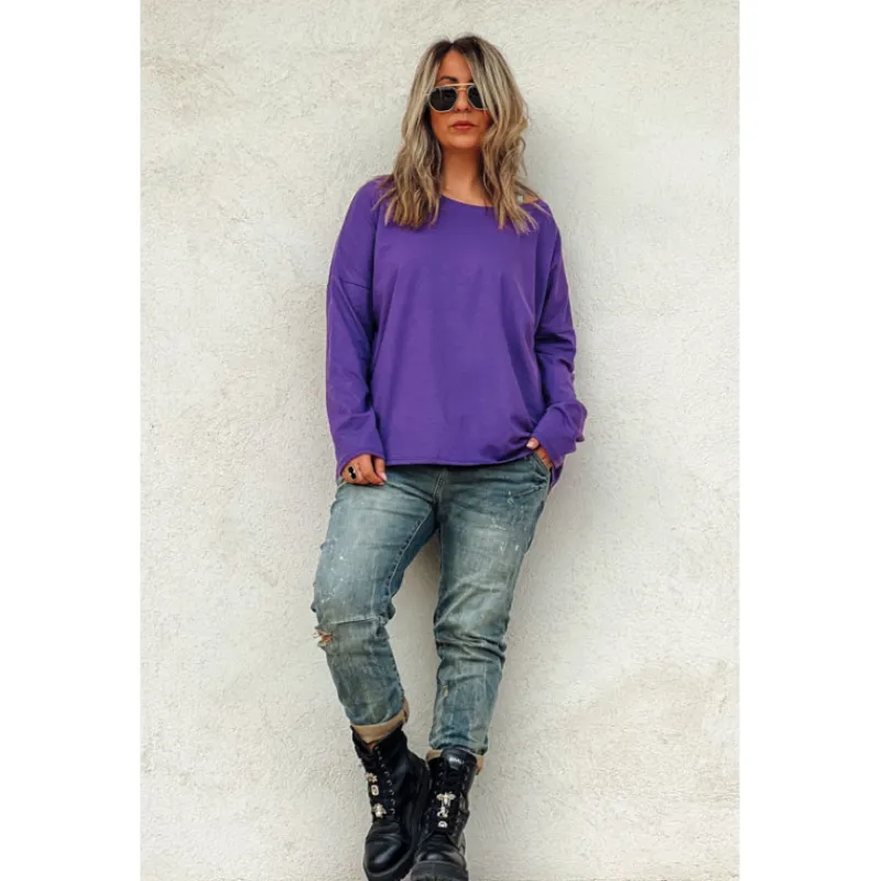 Selection Keva T-Shirts Manches Longues<T-shirt FLAKE manches longues violet