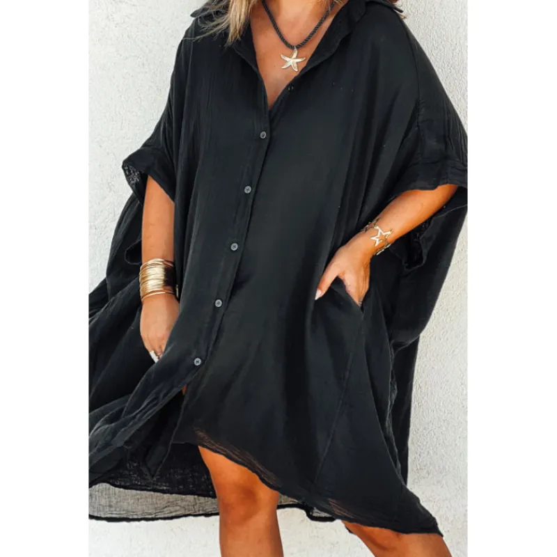 Selection Keva Tuniques<Tunique DONATELA manches 3/4 noire